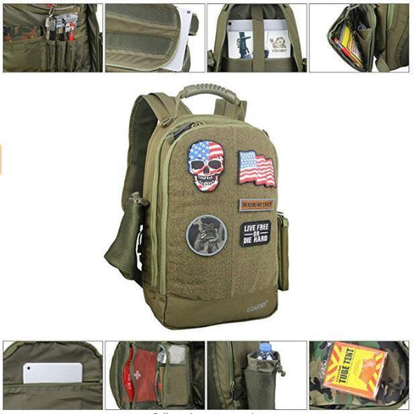 600/PU Waterproof, High Durable Tactical EDC Backpack - Military Survivalist