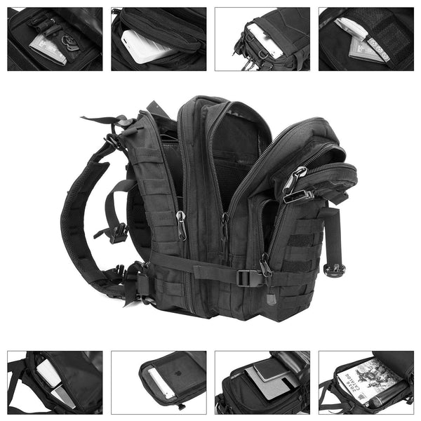 600 Denier Polyester Lined with PVC - Tactical Assault Pack - Military Survivalist